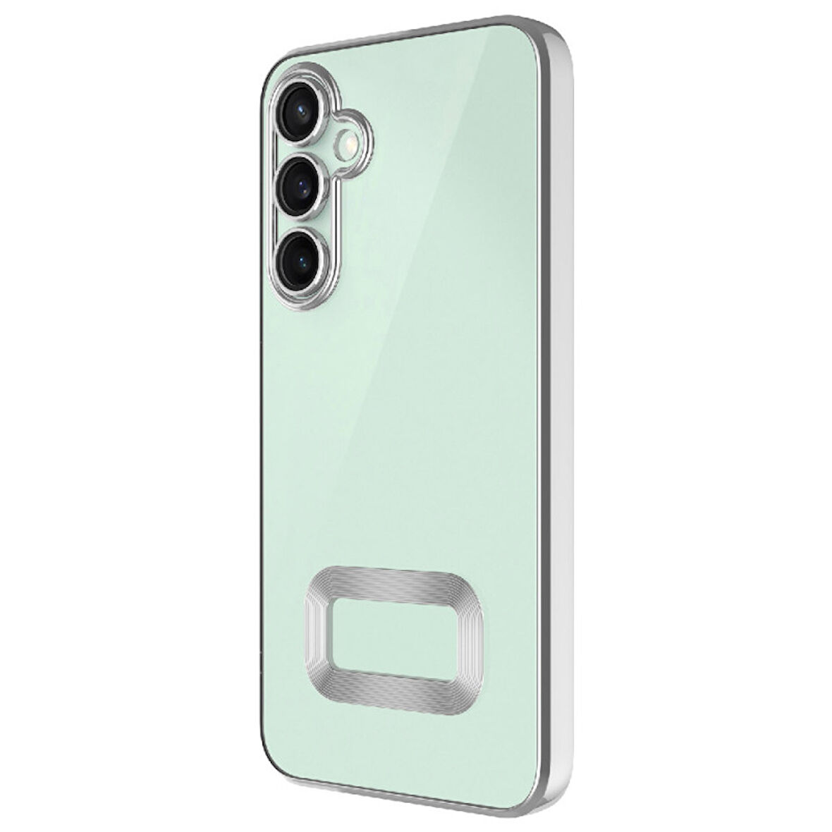 Galaxy A36 Kılıf Logo Detaylı ve Parlak NLight Premium Silikon Kapak