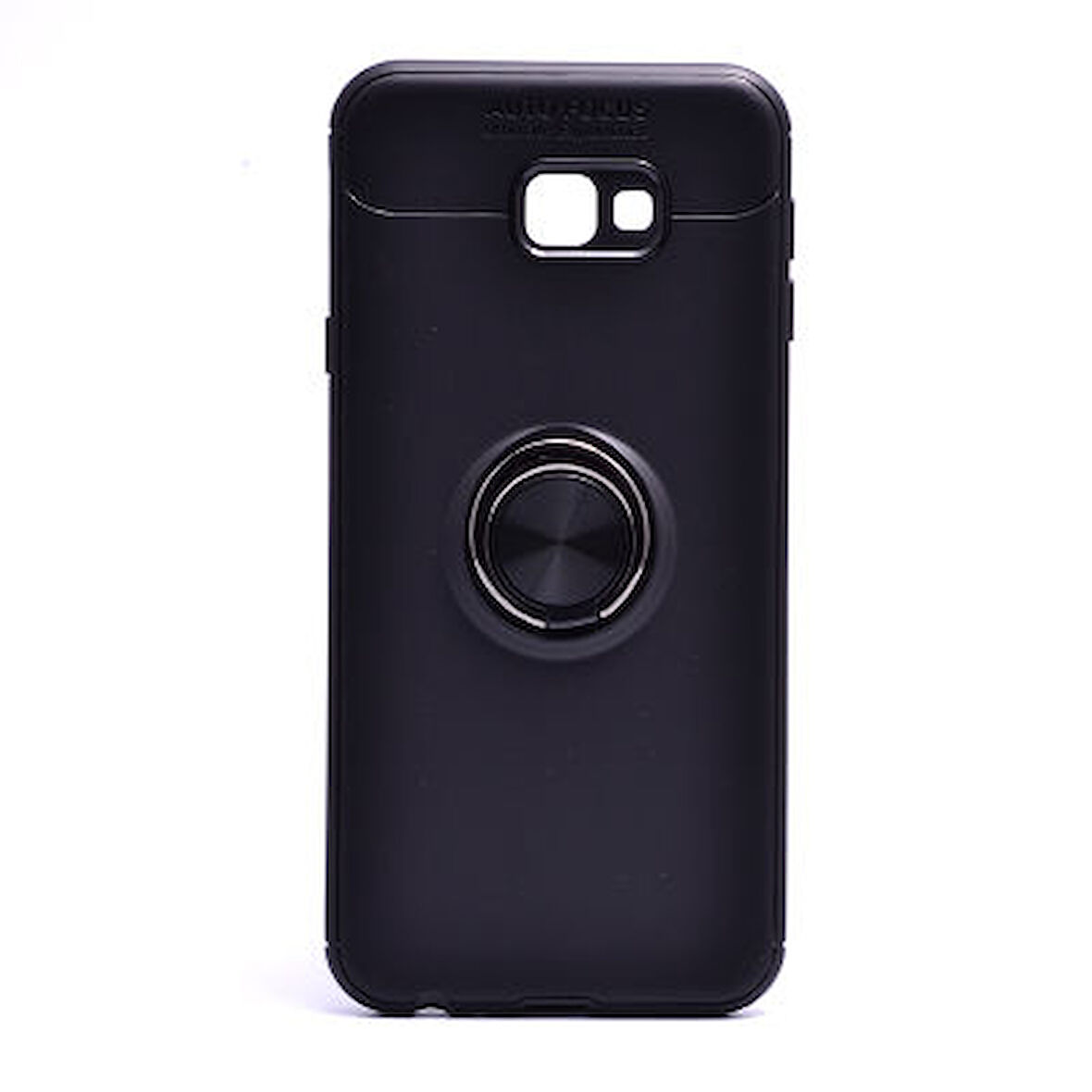 Samsung Galaxy J4 Plus Ultra Koruma Sağlayan Stant Özellikli Yüzüklü Ravel Silikon Kılıf