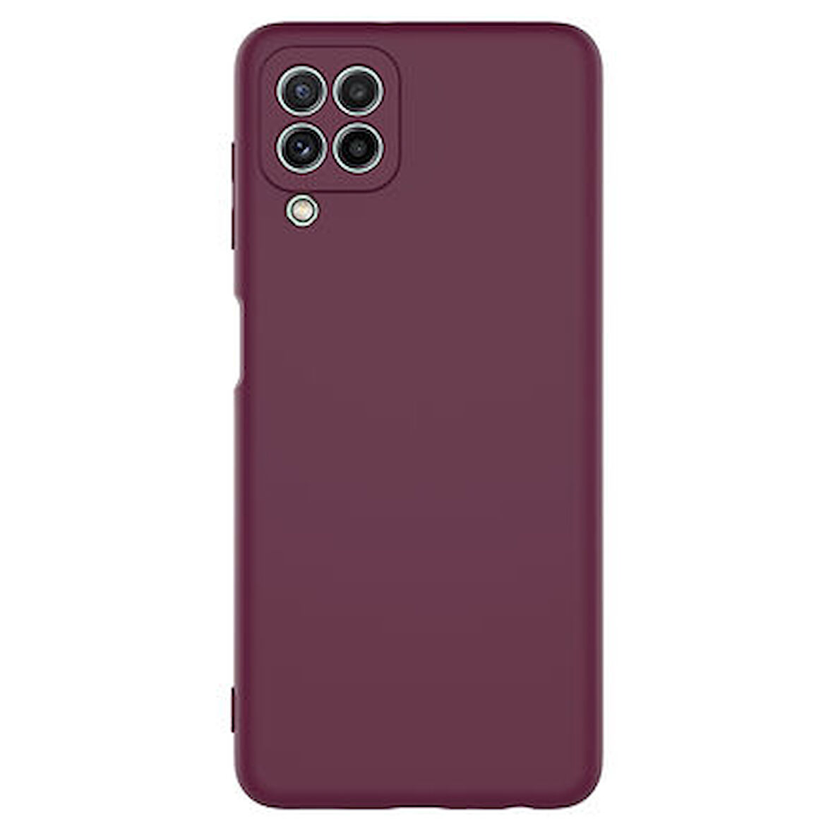 Samsung Galaxy M32 Kılıf İçi Telefonu Çizmeyen Kadife Kaplı Dışı Soft Yapılı Esnek Lansman Kapak RYC/Mara