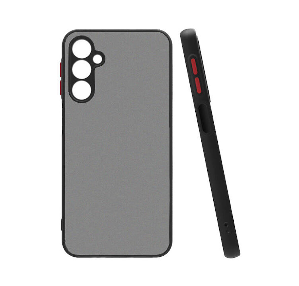 Samsung Galaxy M34 5G Kenarları Renkli Arkası Buğulu Şık Hux Silikon Kılıf