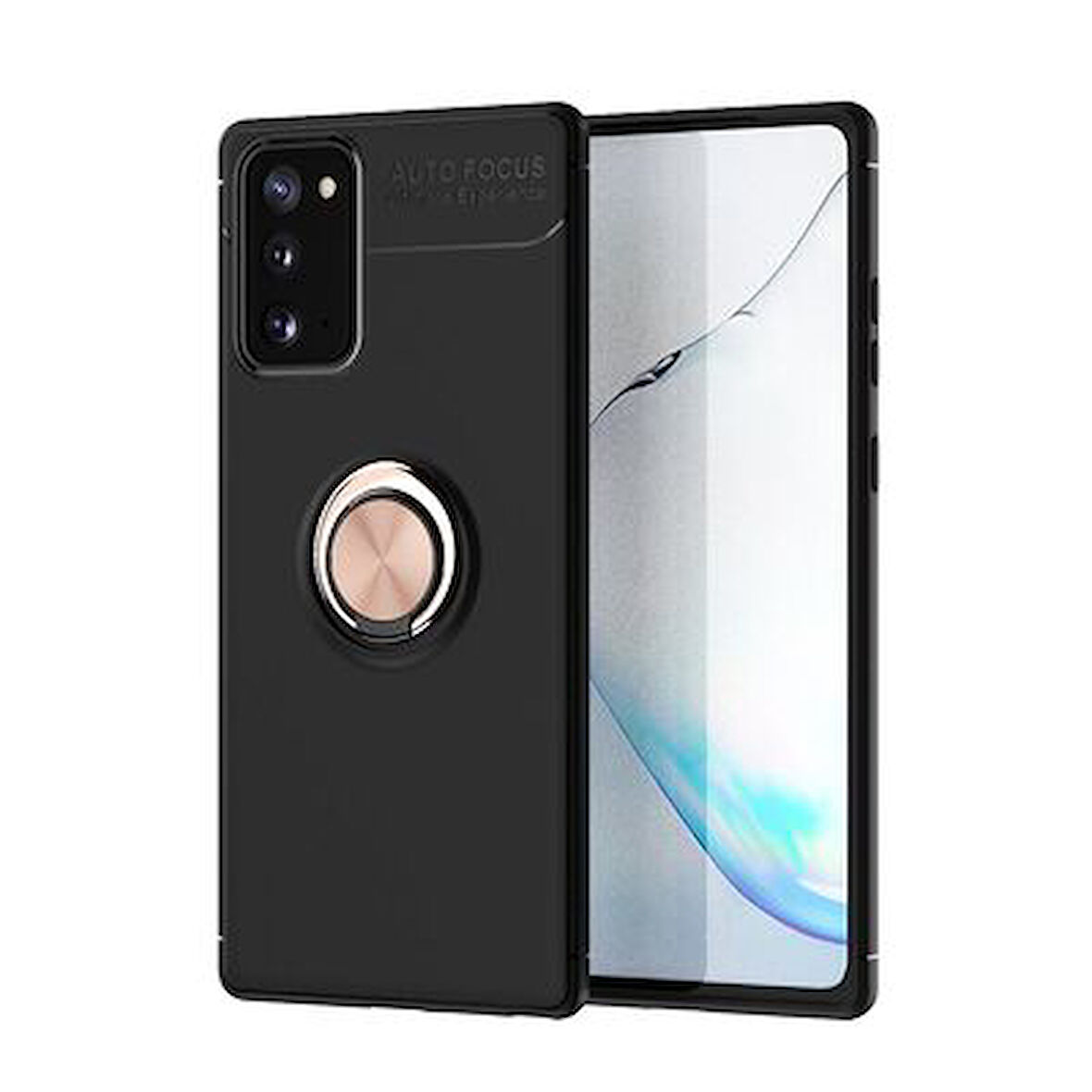 Samsung Galaxy S20 FE  Kılıf Yüzüklü Sağlam Esnek Ringo Silikon Kapak