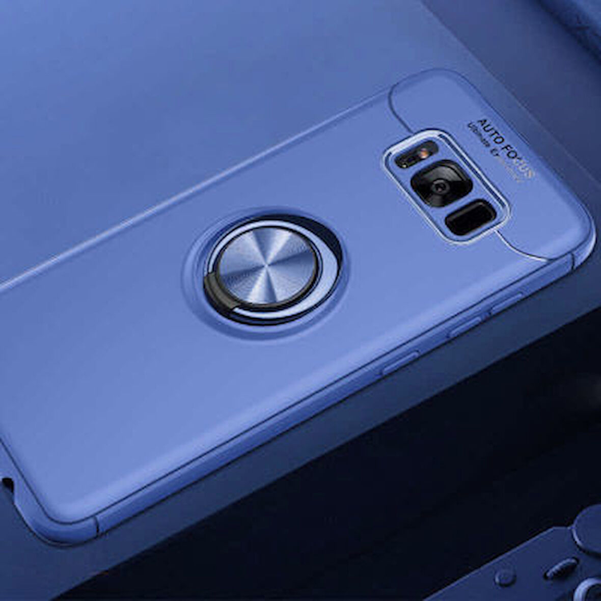 Samsung Galaxy S8 Plus  Kılıf Yüzüklü Sağlam Esnek Ringo Silikon Kapak
