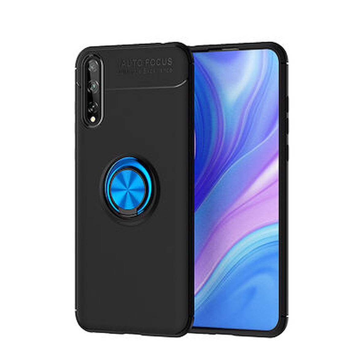 Huawei P Smart S (Y8P)  Kılıf Yüzüklü Sağlam Esnek Ringo Silikon Kapak