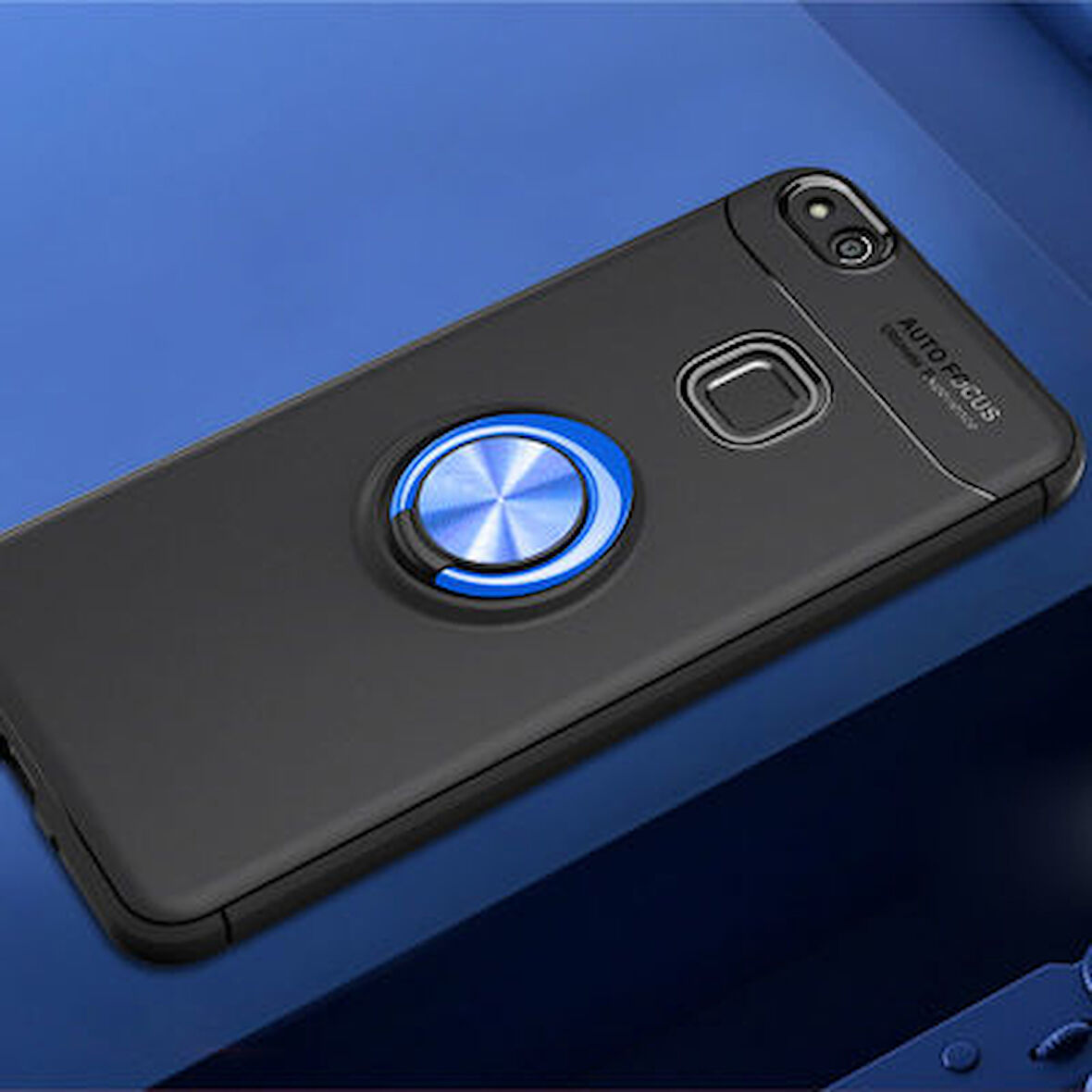 Huawei P10 Lite  Kılıf Yüzüklü Sağlam Esnek Ringo Silikon Kapak