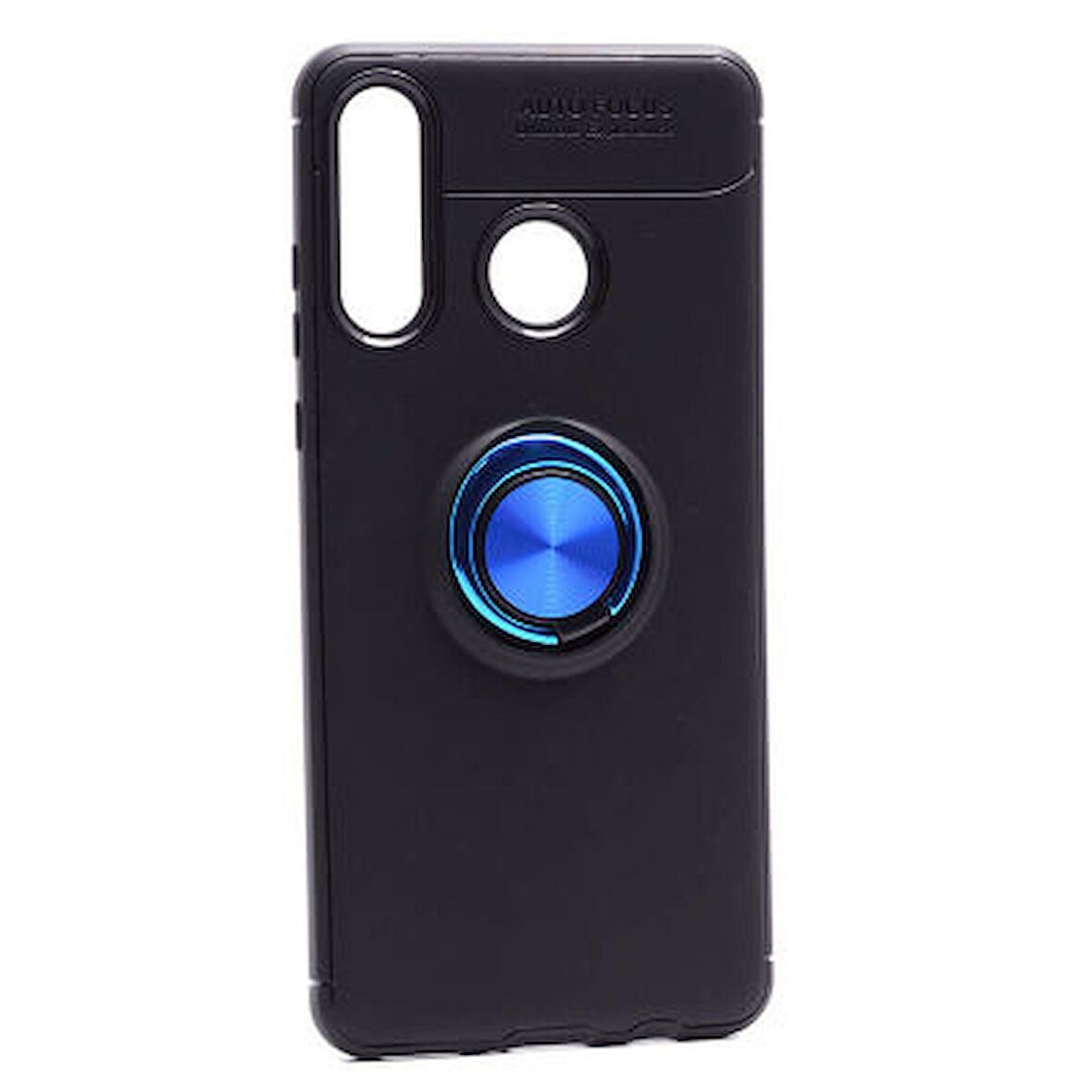 Huawei P30 Lite Ultra Koruma Sağlayan Stant Özellikli Yüzüklü Ravel Silikon Kılıf