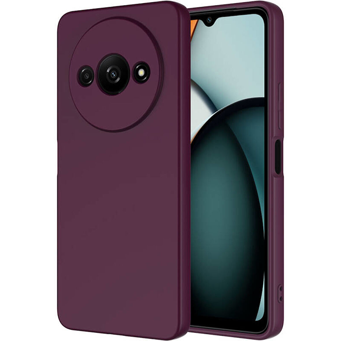Redmi A3 4G 2024 İçi Kadife Dolgulu Şık Candy Lansman Silikon Kılıf