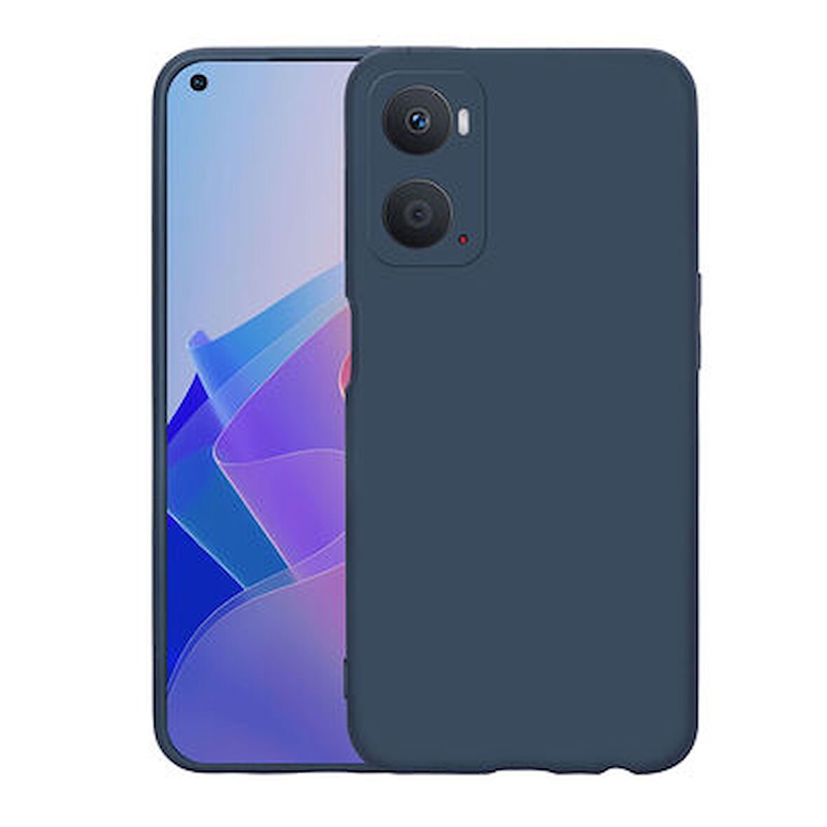 Oppo A96 4G Kılıf İçi Telefonu Çizmeyen Kadife Kaplı Dışı Soft Yapılı Esnek Lansman Kapak RYC/Mara