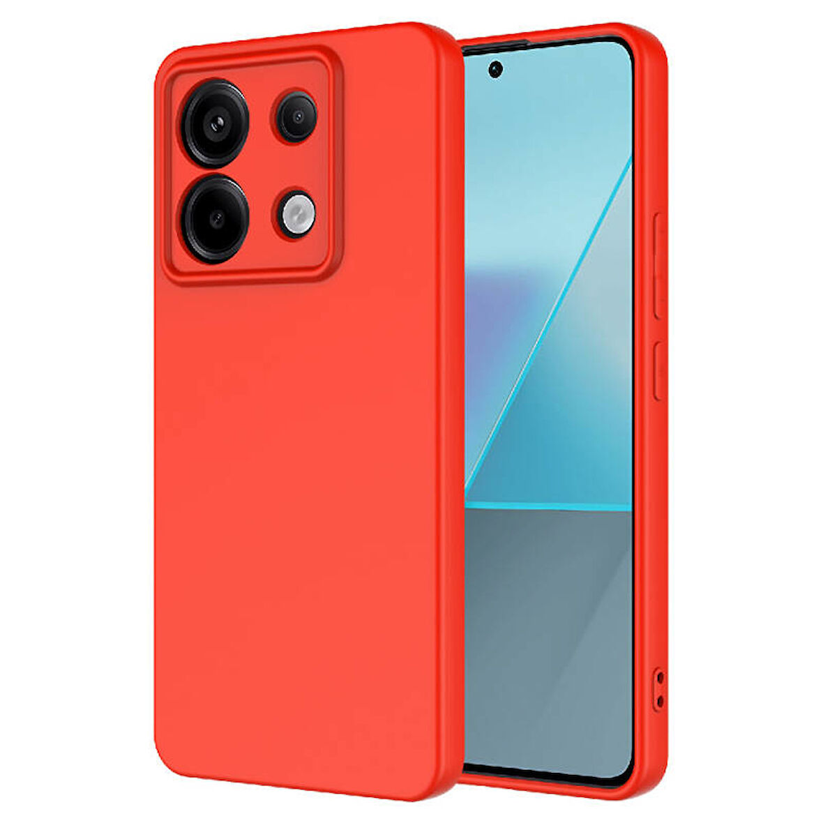 Redmi Note 13 Pro 5G İçi Kadife Dolgulu Şık Candy Lansman Silikon Kılıf