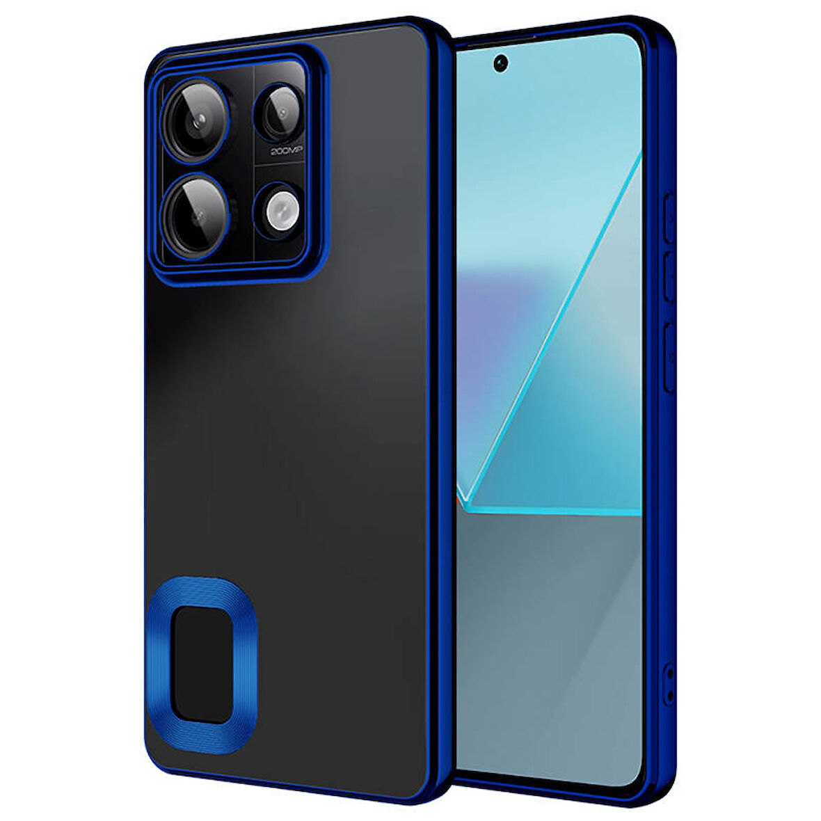 Redmi Note 13 Pro 5G Şık Tasarımlı ve Parlak Omega Premium Silikon Kılıf