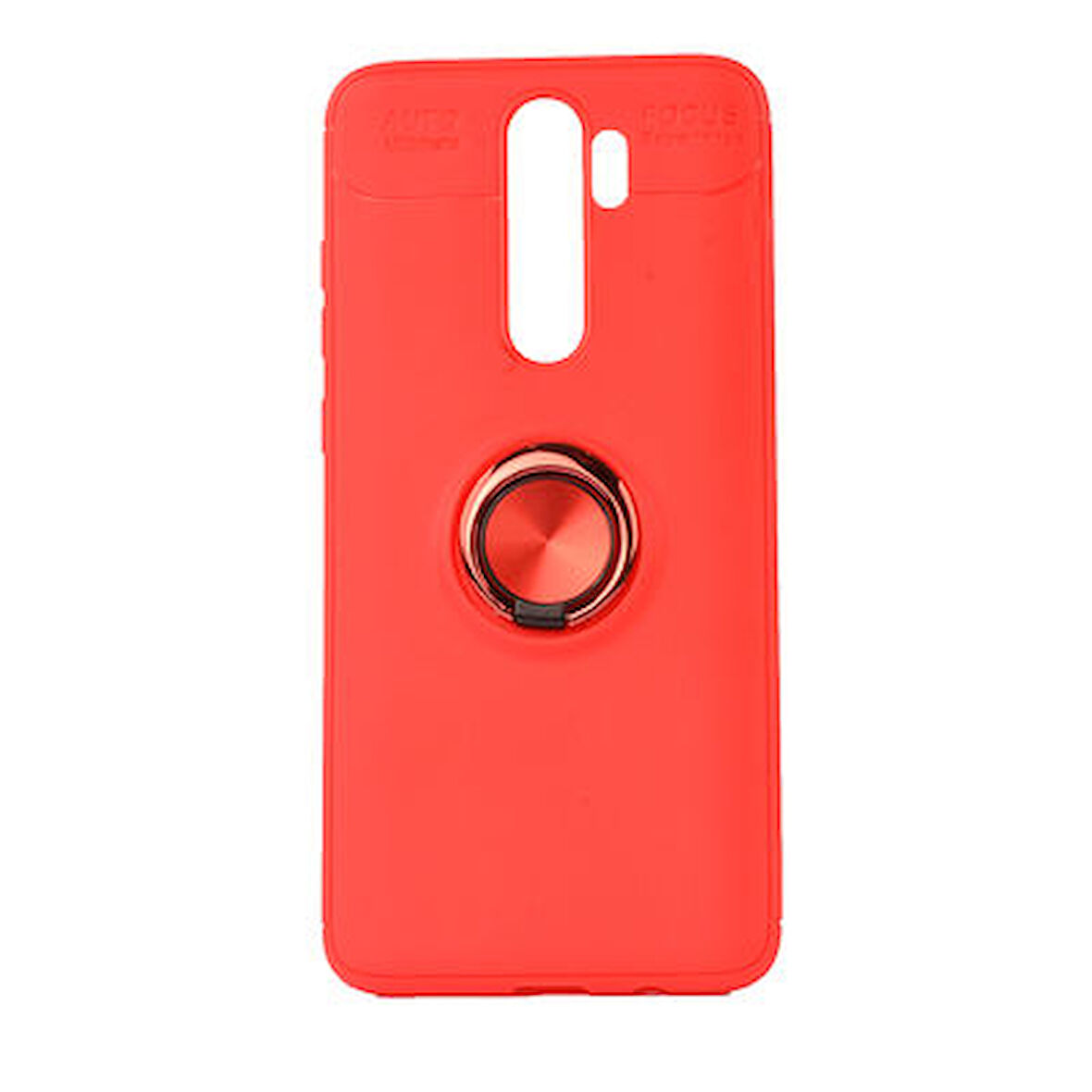 Redmi Note 8 Pro Kılıf Yüzüğü Stant ve Araç Tutucu Olabilen Şık Esnek Premium Silikon Kapak RYC/Ravel