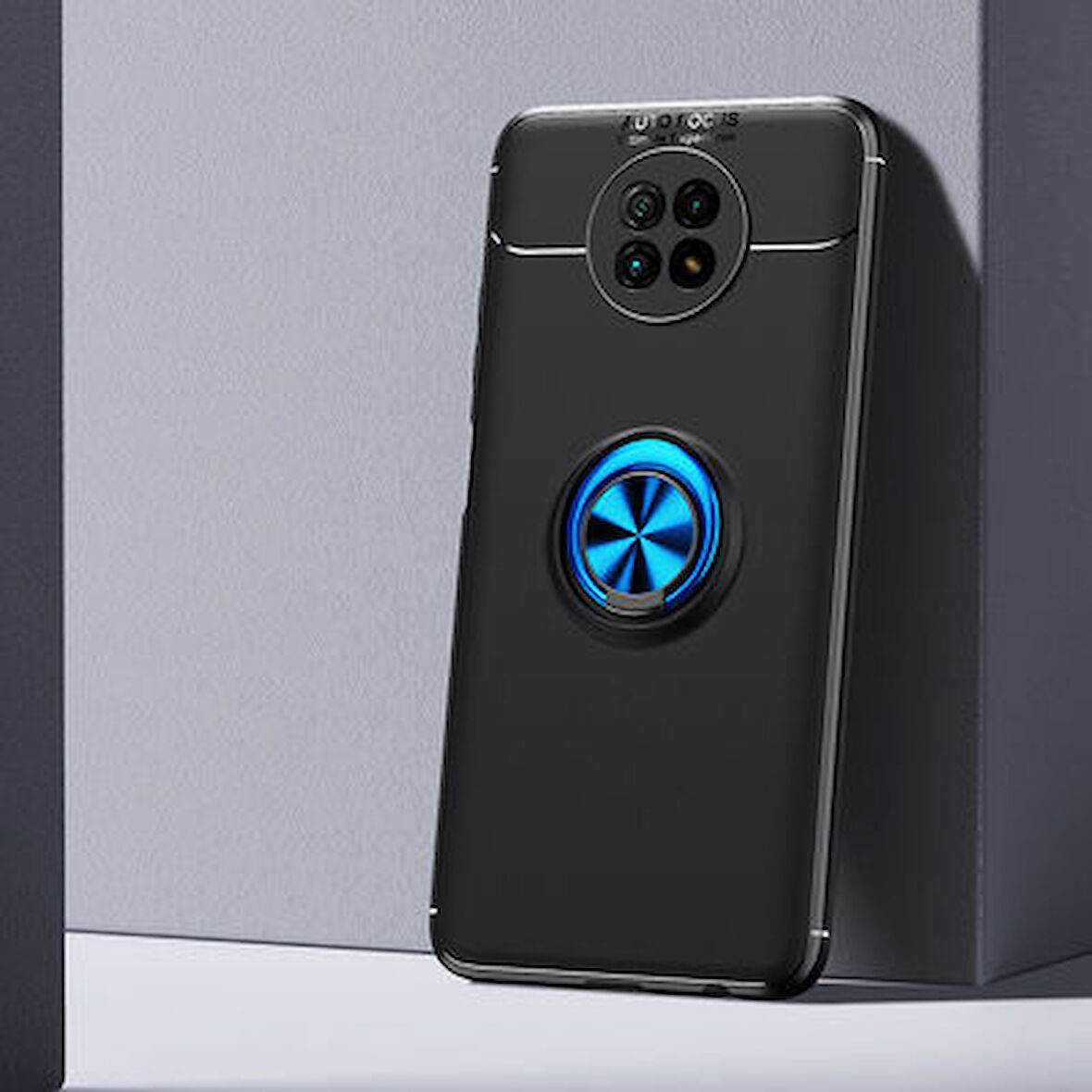Redmi Note 9T  Kılıf Yüzüklü Sağlam Esnek Ringo Silikon Kapak