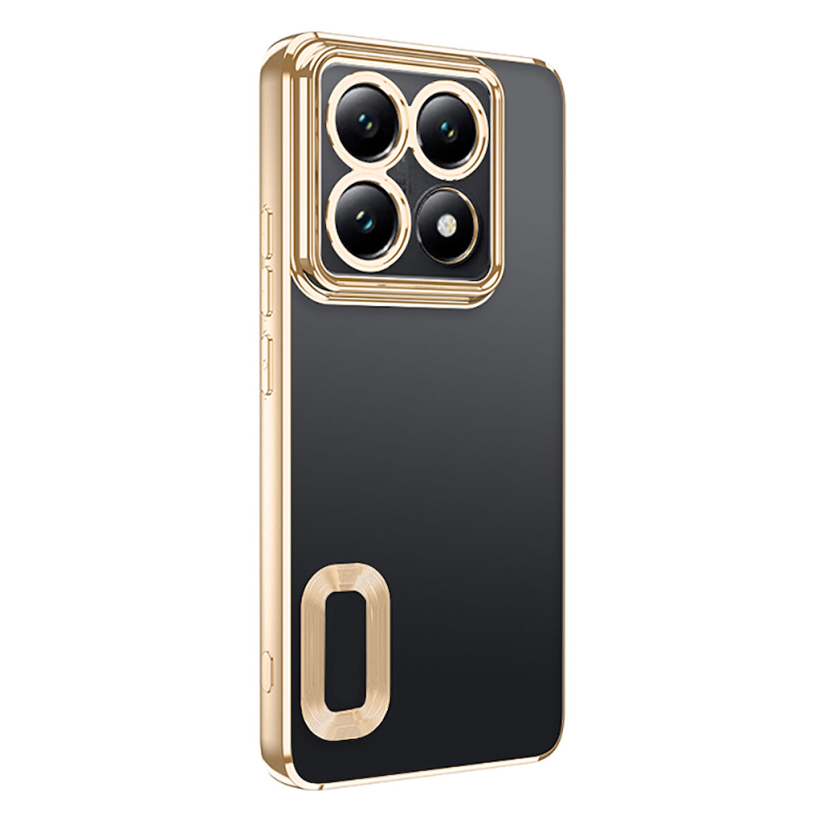 Xiaomi 14T Pro Kılıf Logo Detaylı ve Parlak NLight Premium Silikon Kapak
