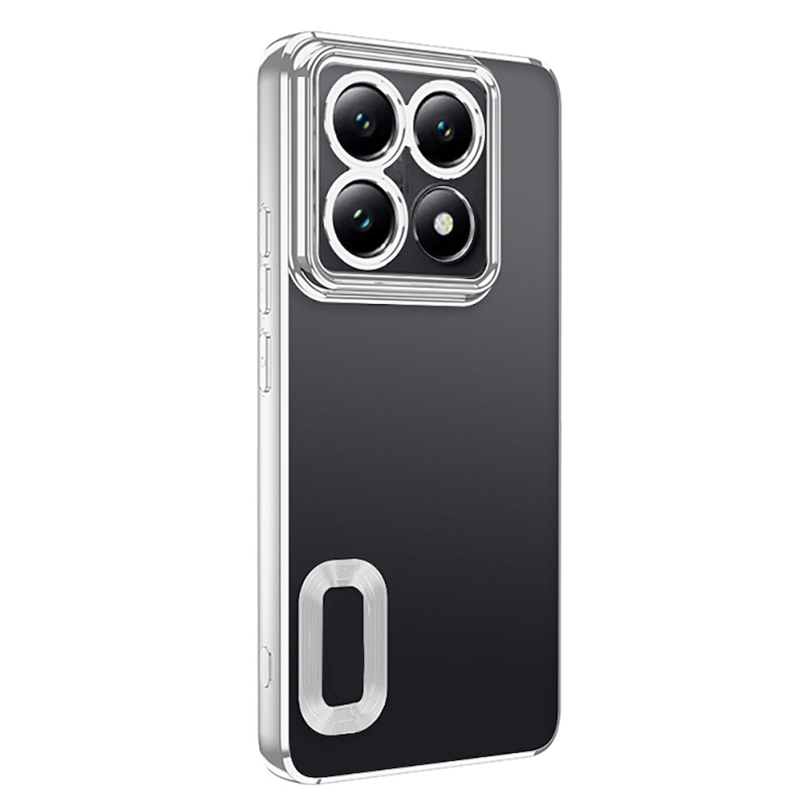 Xiaomi 14T Pro Kılıf Logo Detaylı ve Parlak NLight Premium Silikon Kapak