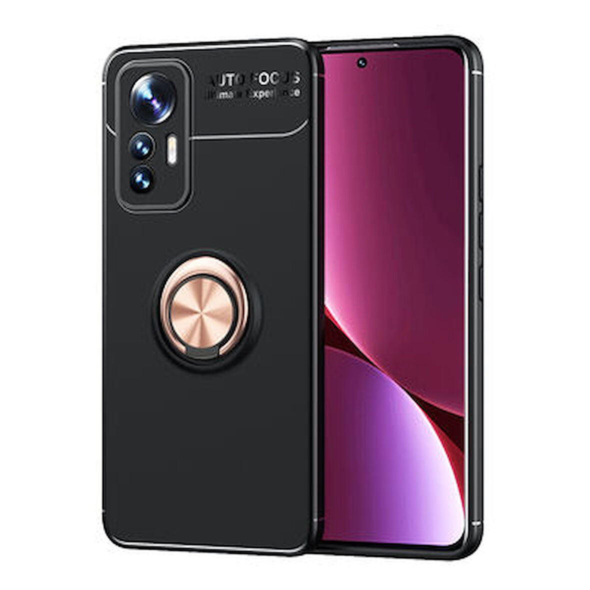 Xiaomi Mi 12 Lite  Kılıf Yüzüklü Sağlam Esnek Ringo Silikon Kapak