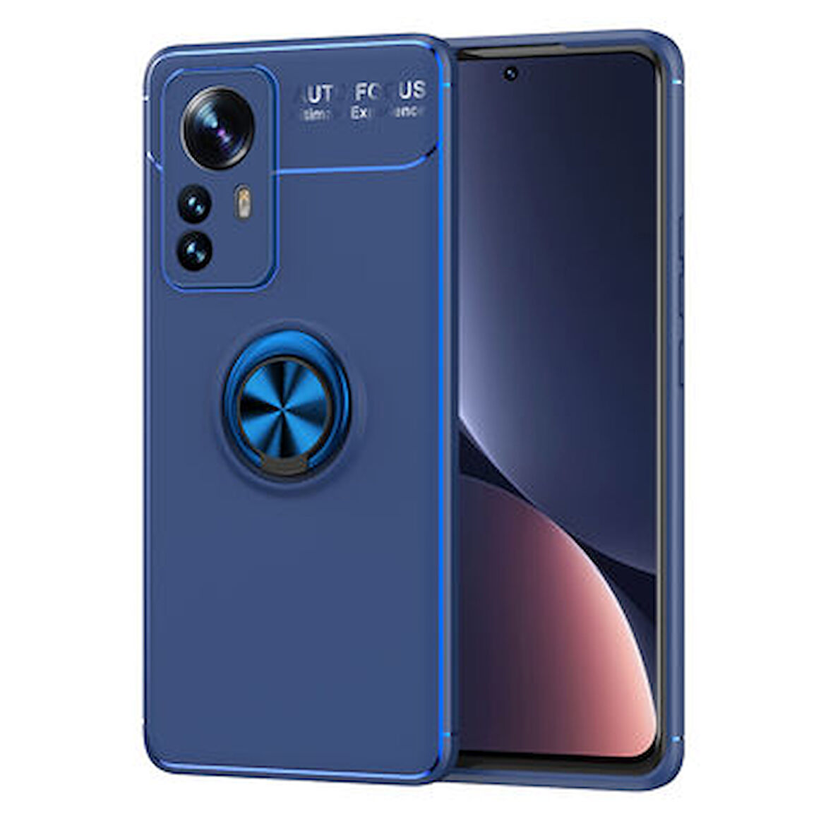 Xiaomi Mi 12 Pro  Kılıf Yüzüklü Sağlam Esnek Ringo Silikon Kapak