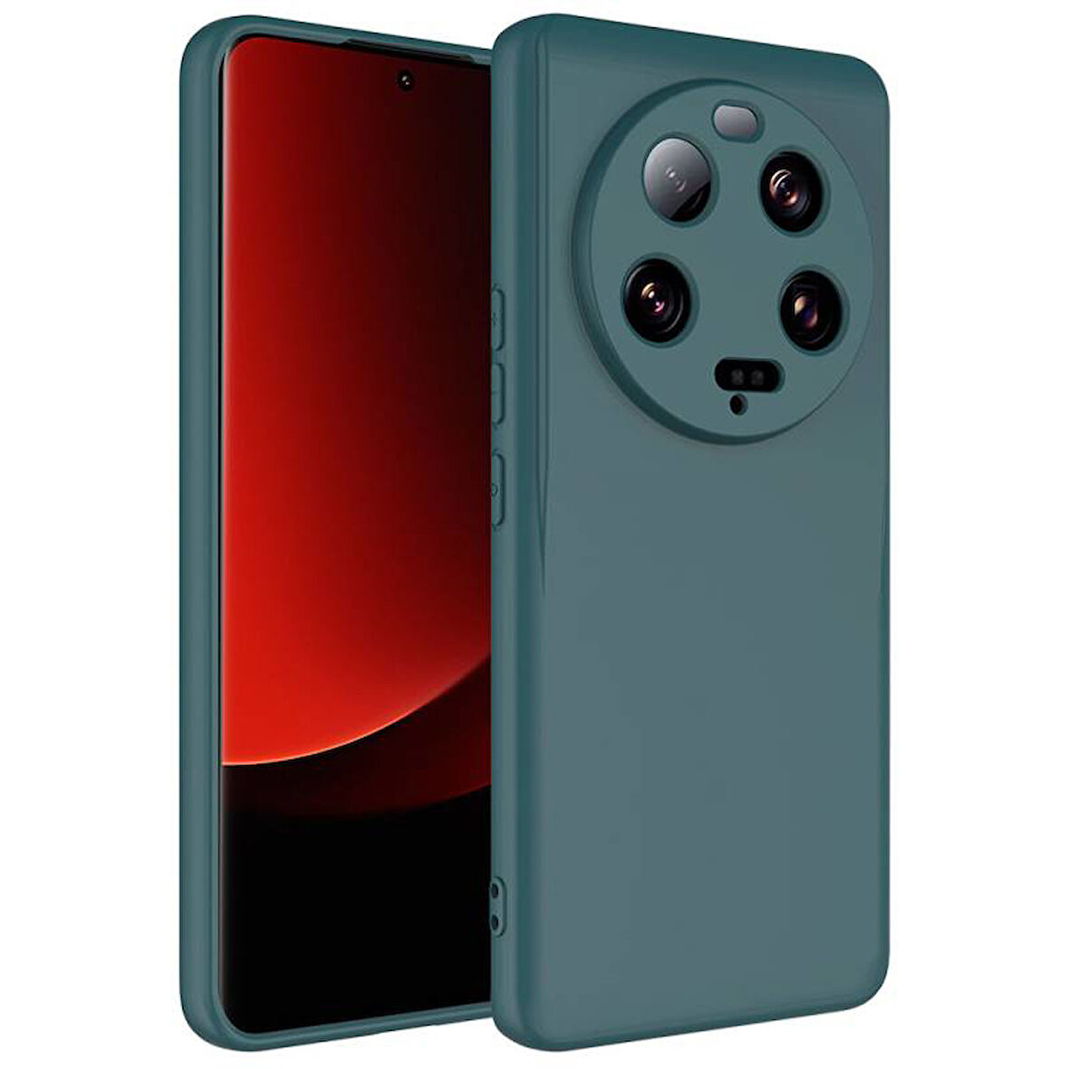 Xiaomi Mi 13 Ultra Kılıf İçi Telefonu Çizmeyen Kadife Kaplı Dışı Soft Yapılı Esnek Lansman Kapak RYC/Mara