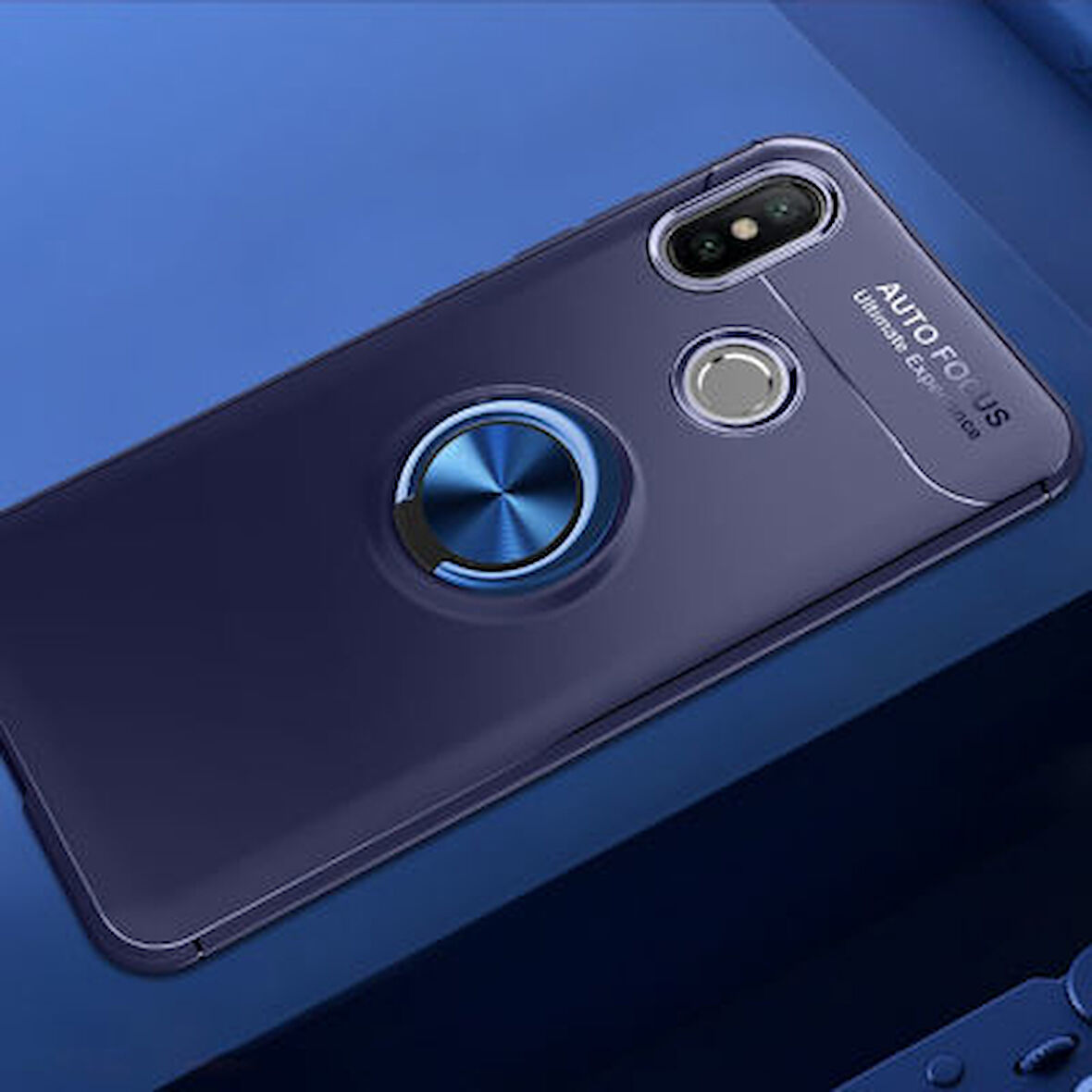 Xiaomi Mi 8  Kılıf Yüzüklü Sağlam Esnek Ringo Silikon Kapak
