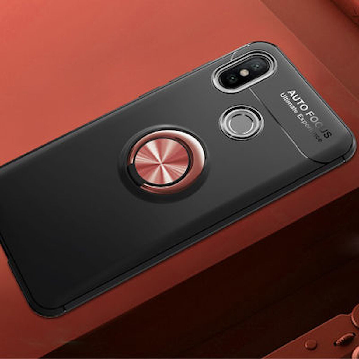Xiaomi Mi 8  Kılıf Yüzüklü Sağlam Esnek Ringo Silikon Kapak