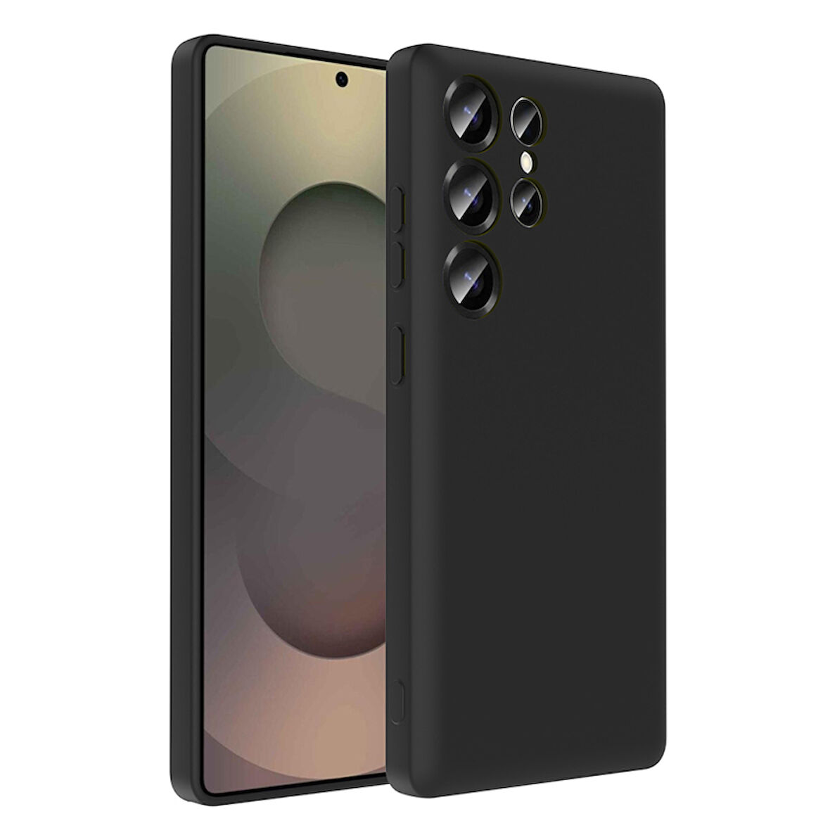 Samsung Galaxy S25 Ultra Kılıf Gizli Kart Bölmeli ve Kamera Korumalı Sleem Premium Silikon Kapak