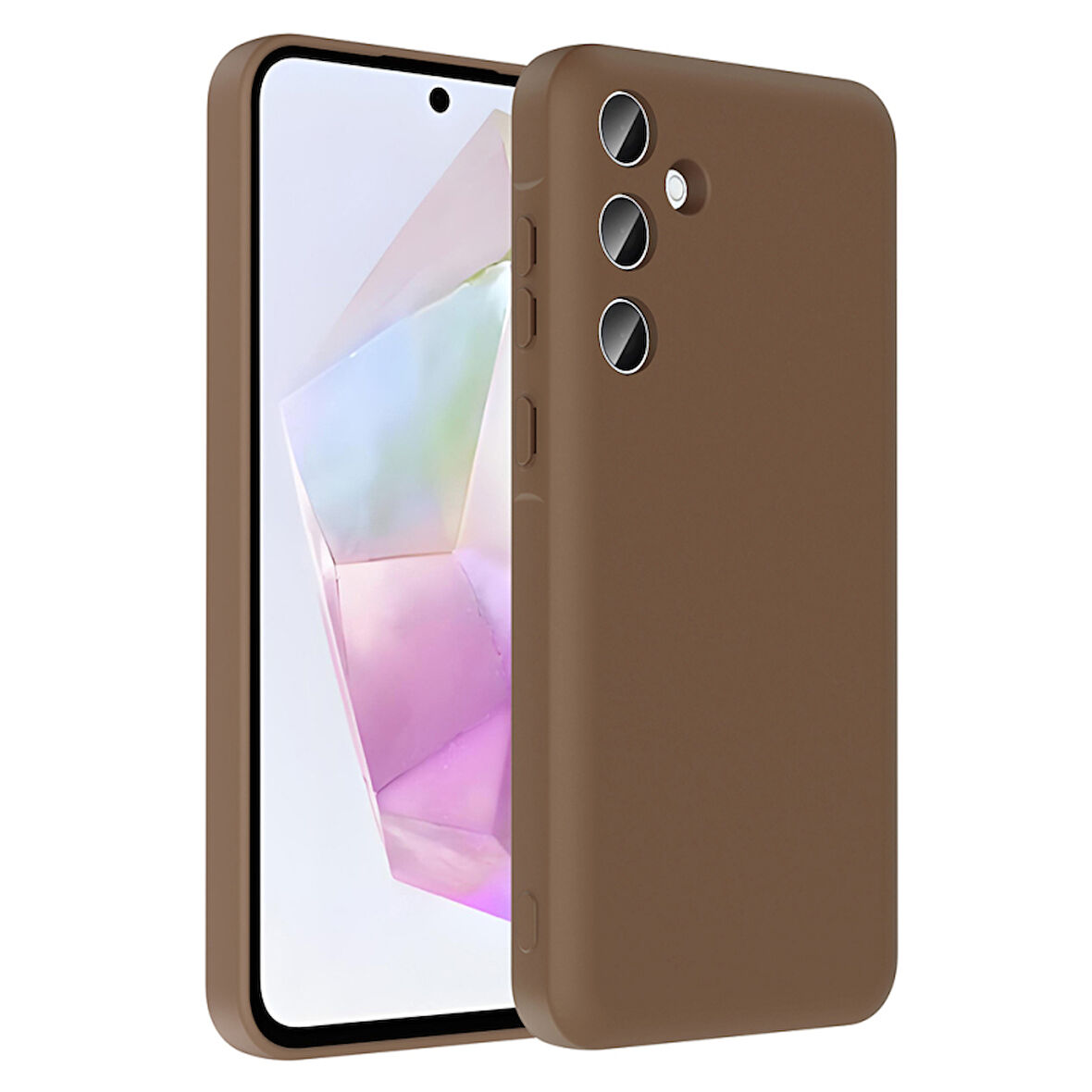 Samsung Galaxy A26 Kılıf Gizli Kart Bölmeli ve Kamera Korumalı Sleem Premium Silikon Kapak