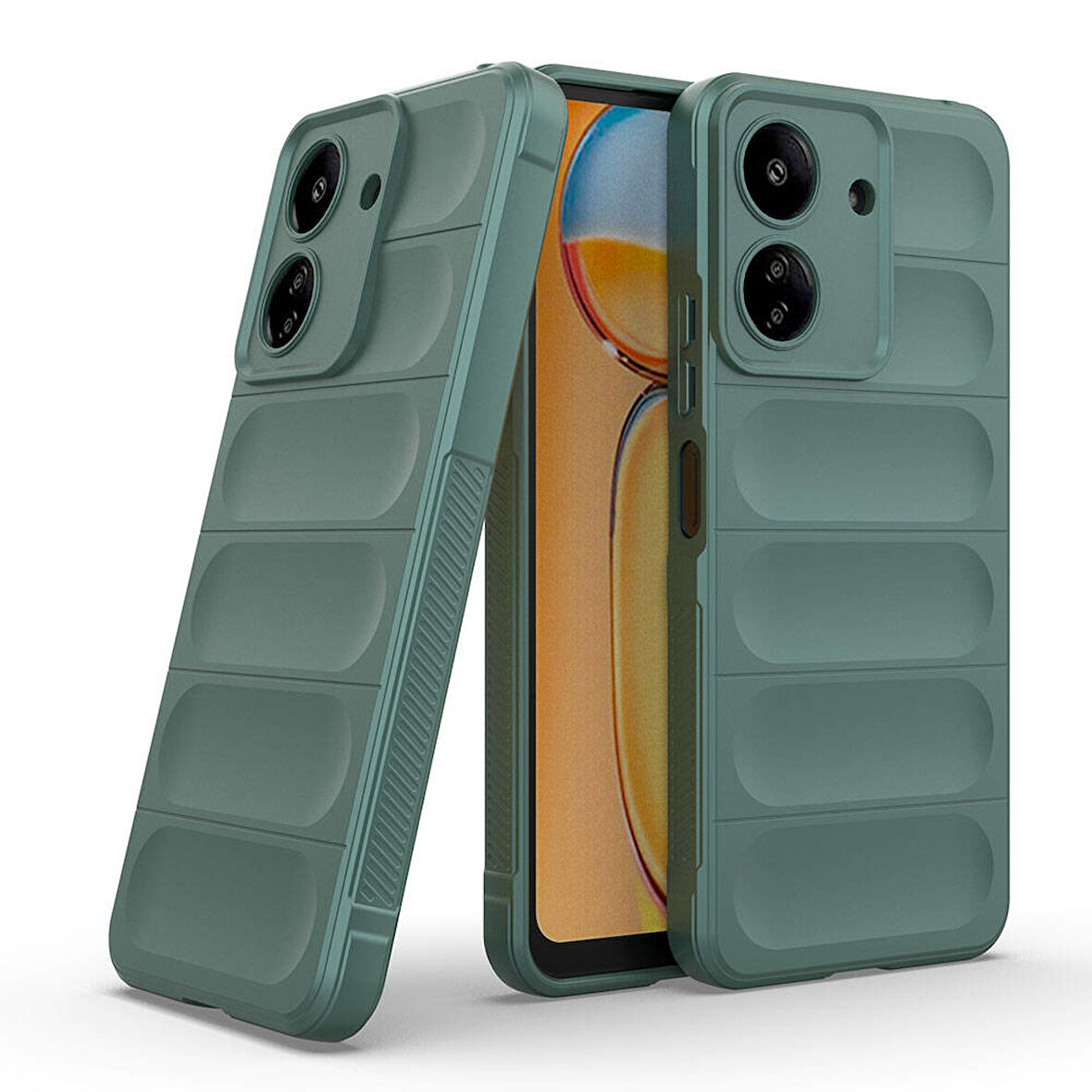 Poco C65 Kılıf Oyuk Tasarımlı Veltox Premium Esnek TPU Silikon Kapak