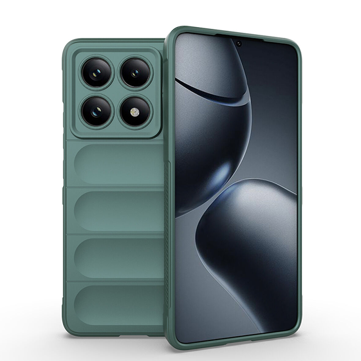 Xiaomi 14T Pro Kılıf Oyuk Tasarımlı Veltox Premium Esnek TPU Silikon Kapak