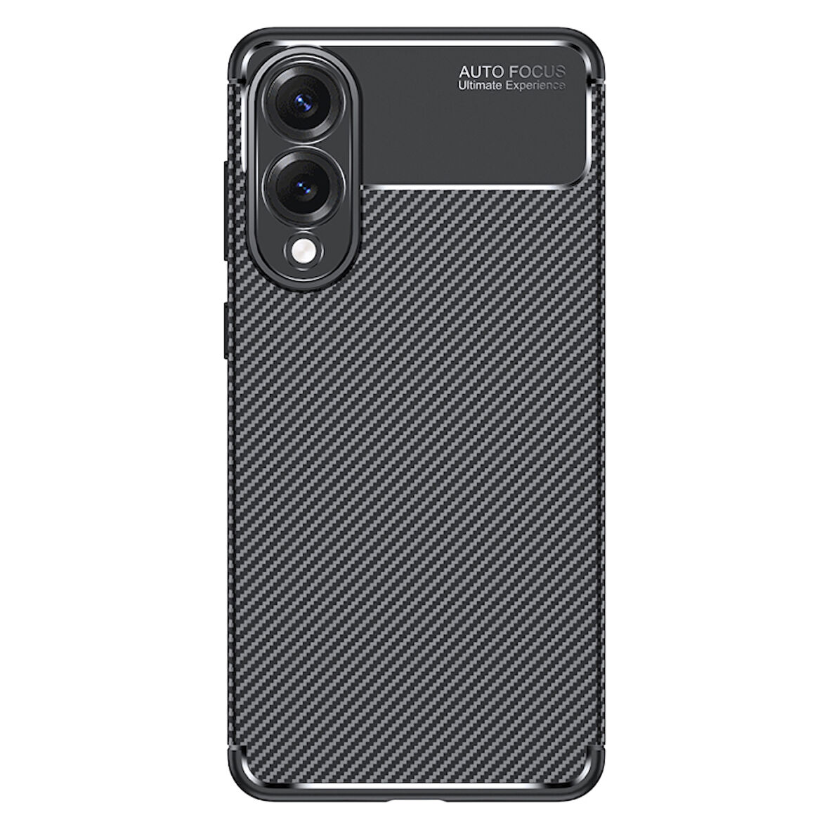 Galaxy S25 Edge Kılıf Karbon Desenli Şık Tamia Premium Silikon Kapak