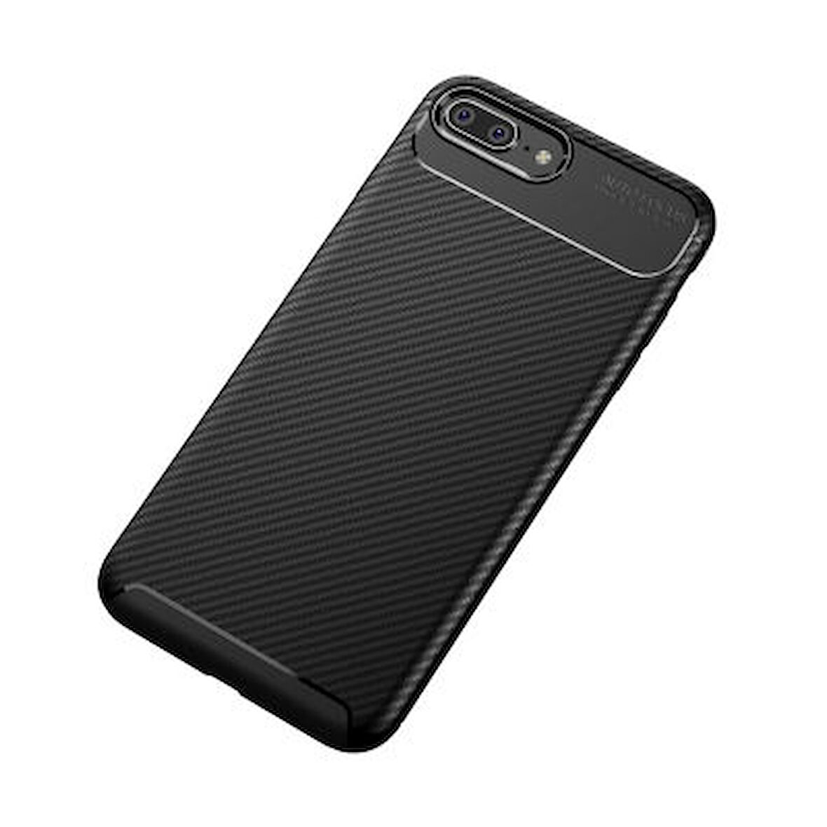 iPhone 7 Plus Kılıf Karbon Desenli Şık Tamia Premium Silikon Kapak