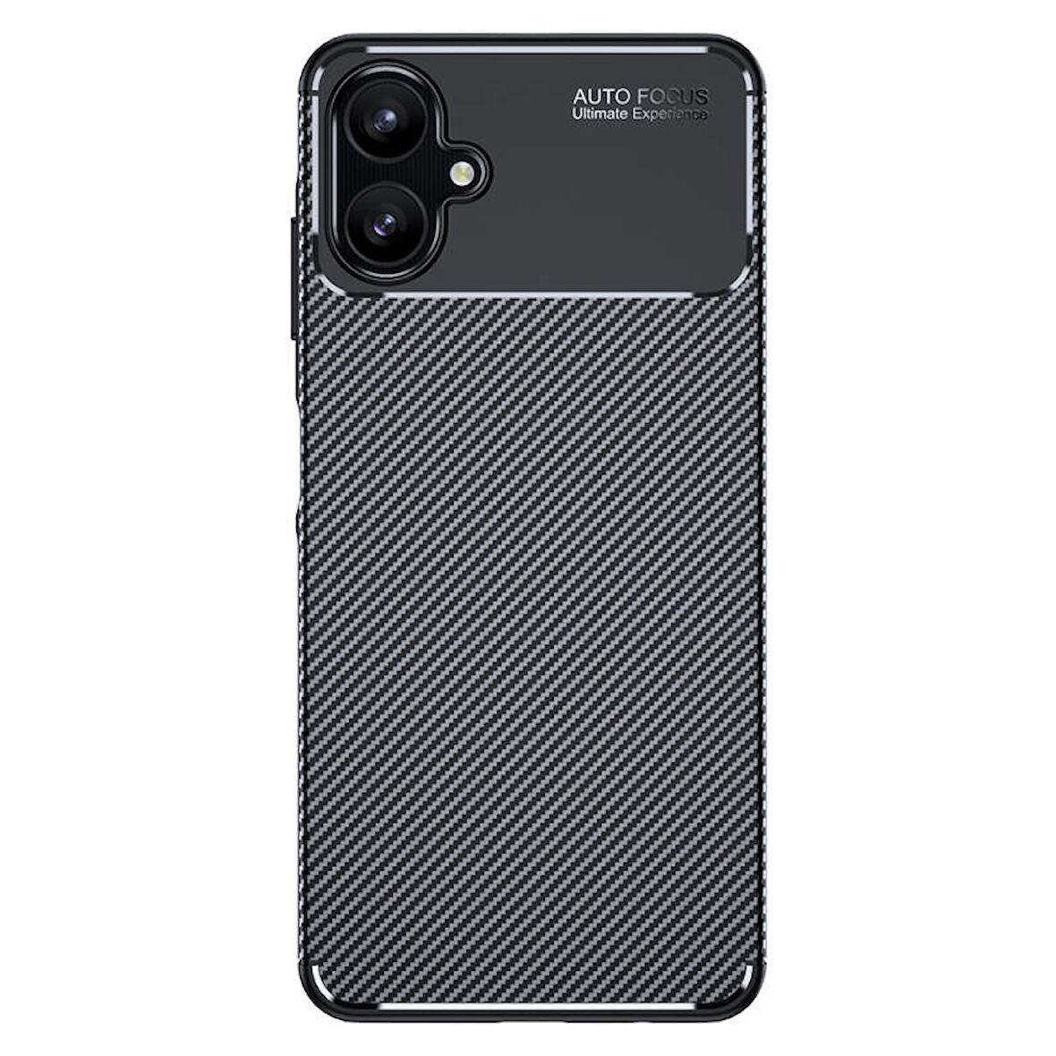 Samsung Galaxy A06 Kılıf Karbon Desenli Şık Negro Premium Silikon Kapak