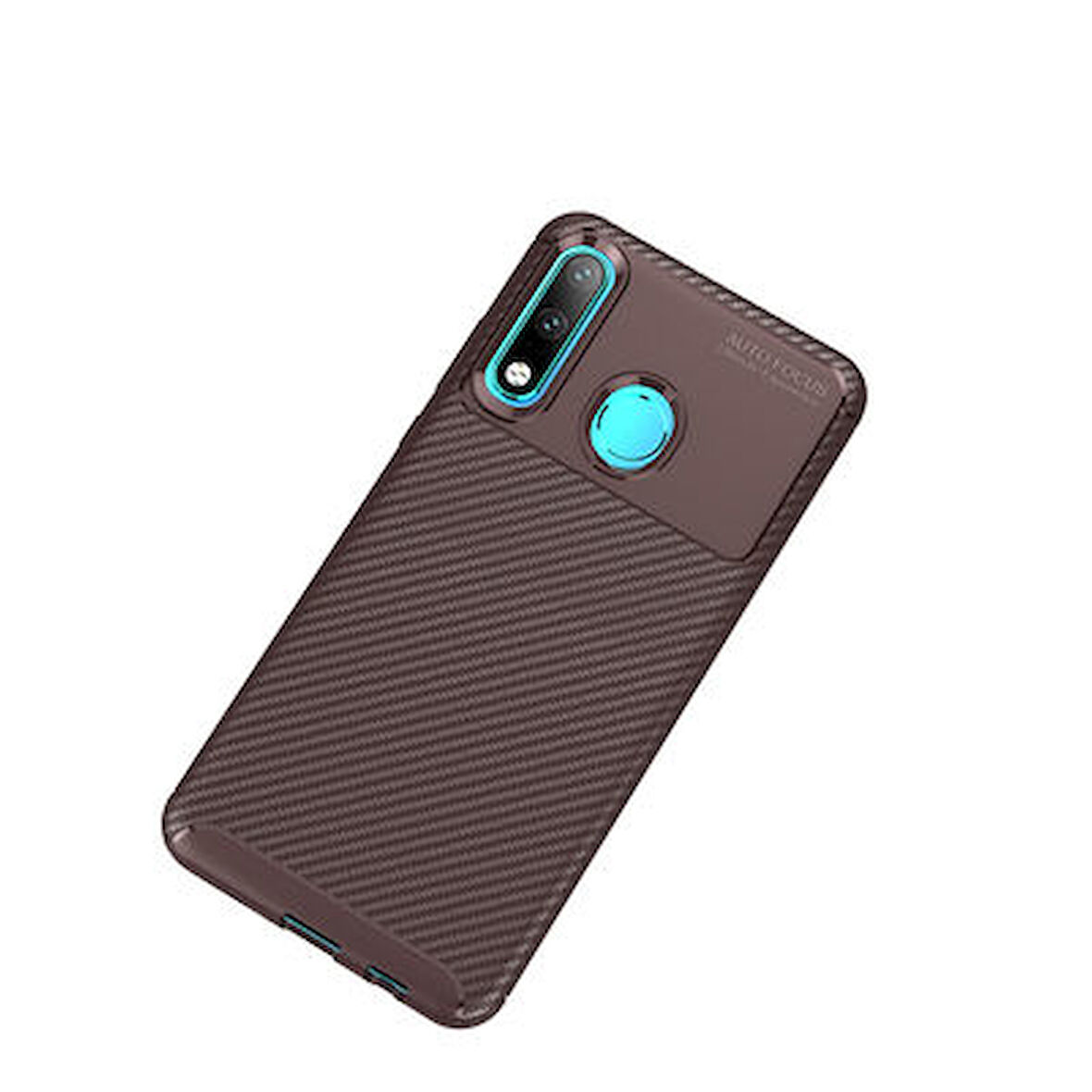 Huawei P30 Lite Kılıf Karbon Desenli Şık Negro Premium Silikon Kapak