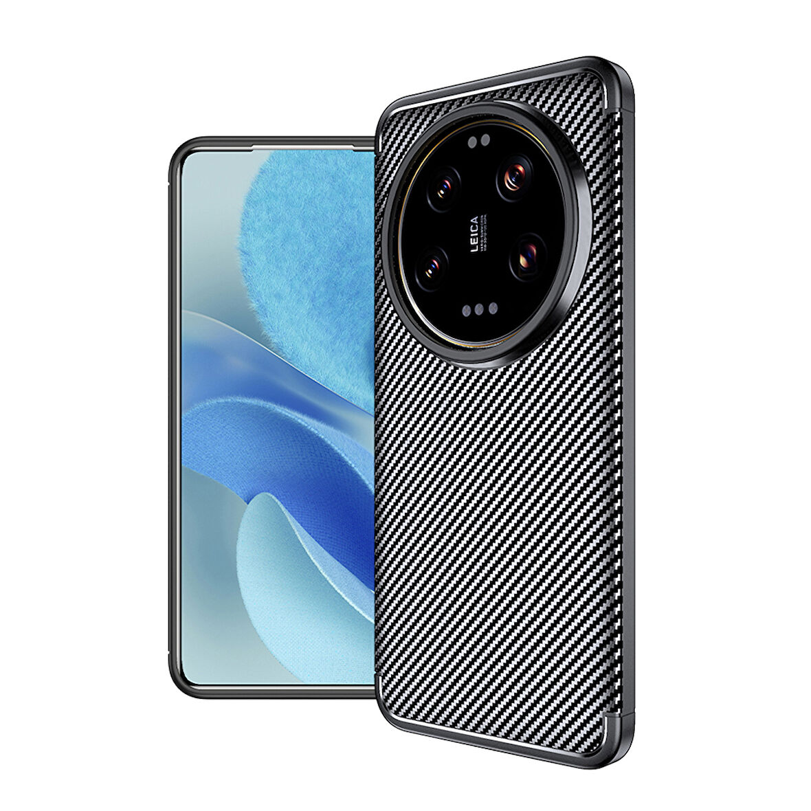 Xiaomi Mi 15 Ultra Kılıf Karbon Desenli Şık Tamia Premium Silikon Kapak