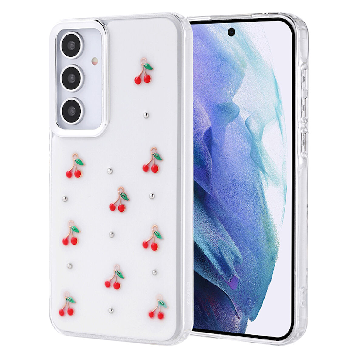 Samsung Galaxy A55 Kılıf Figürlü ve Sert Yapılı Şeffaf Sağlam Premium Silikon Kapak RYC/Kutup