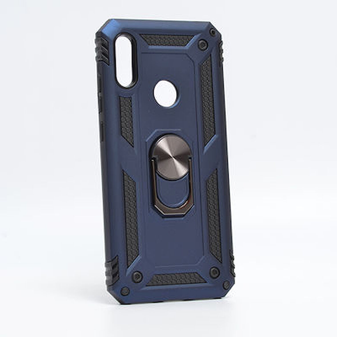 Huawei Y6 2019 Çift Katmanlı ve Yüzüklü Tam Koruma Vega Premium Kılıf