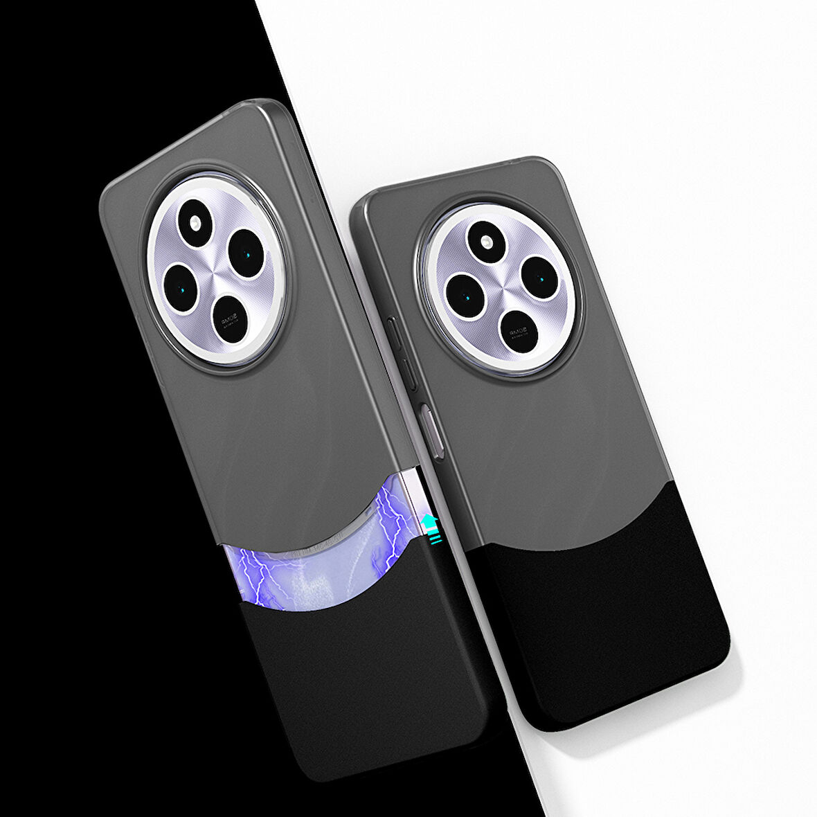 Redmi 14C 4G Ultra İnce Yapılı 2 Parçalı Forta Sert Silikon Kapak