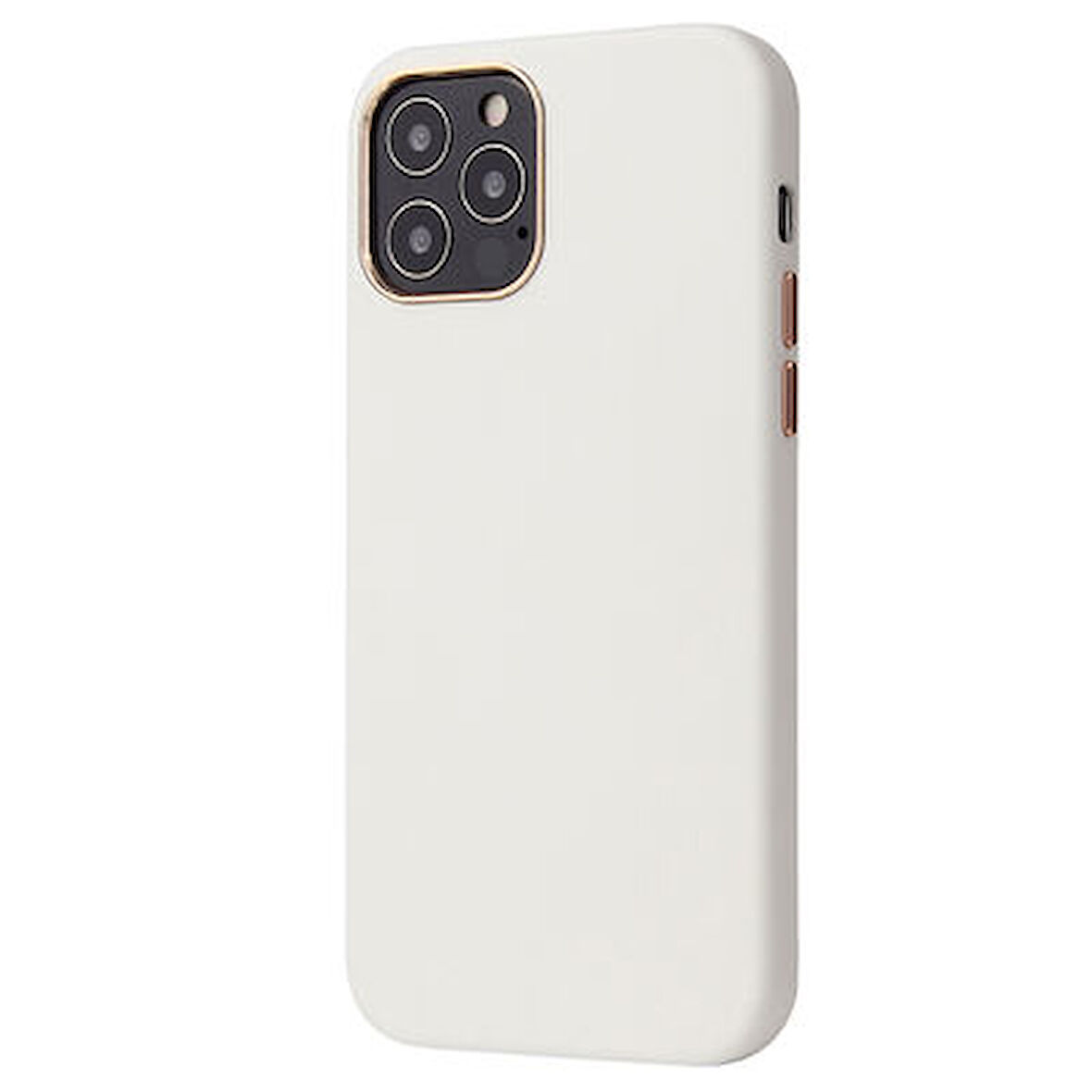 iPhone 12 Pro Kılıf PU Deri ve Kadife Kaplamalı Eyzi Premium Kapak