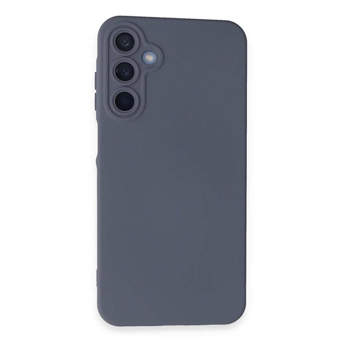 Samsung Galaxy A05S Kılıf İçi Kadife Kaplı Nano Silikon Kapak - Gri