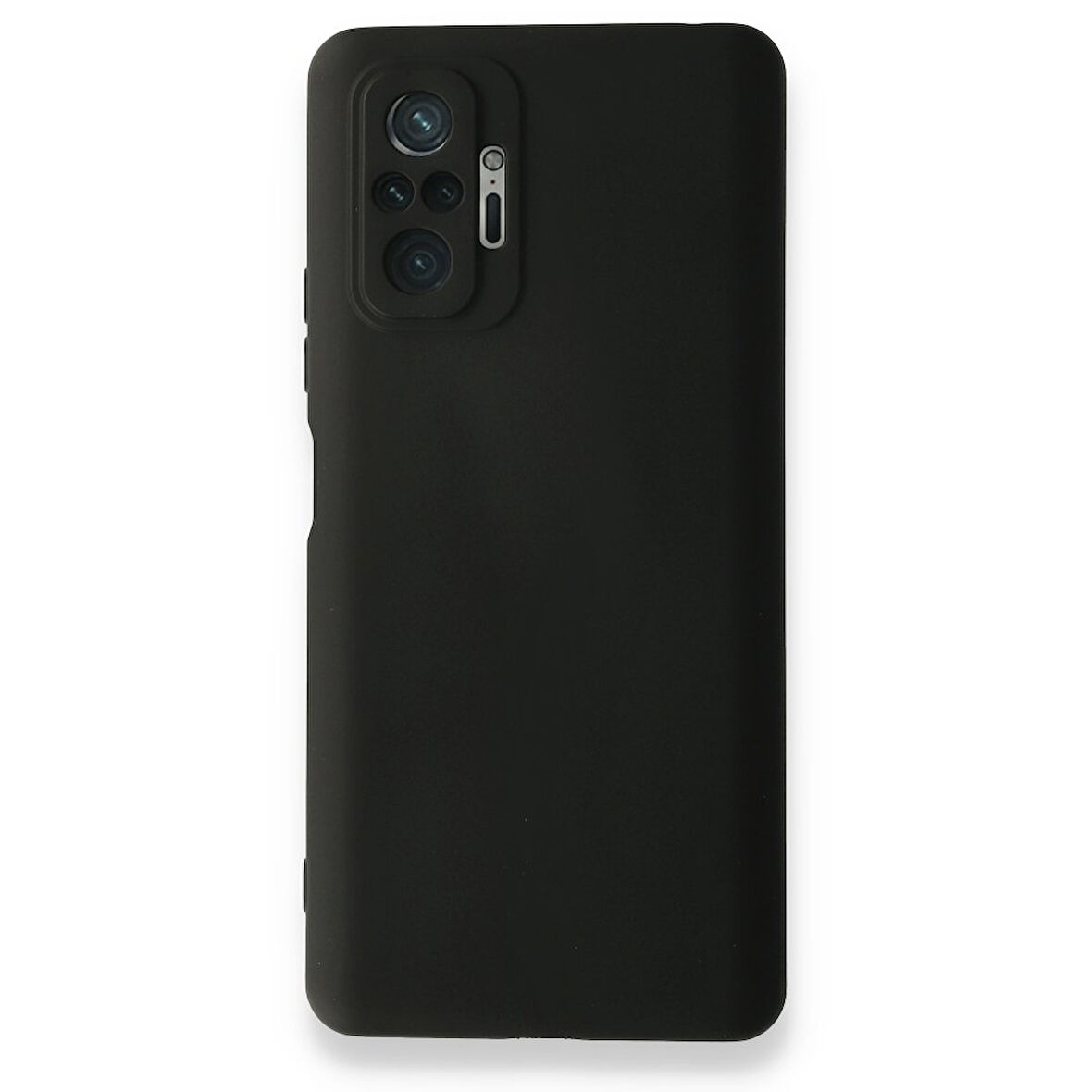 Redmi Note 10 Pro Kılıf İçi Kadife Kaplı Nano Silikon Kapak - Siyah