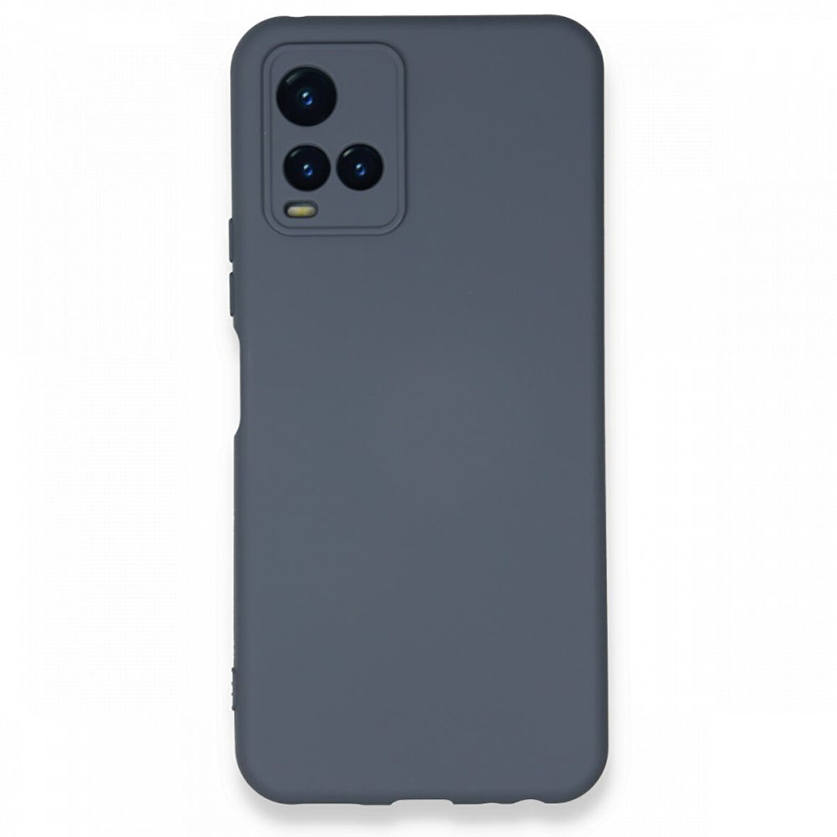 Vivo Y33S Kılıf İçi Kadife Kaplı Nano Silikon Kapak - Gri