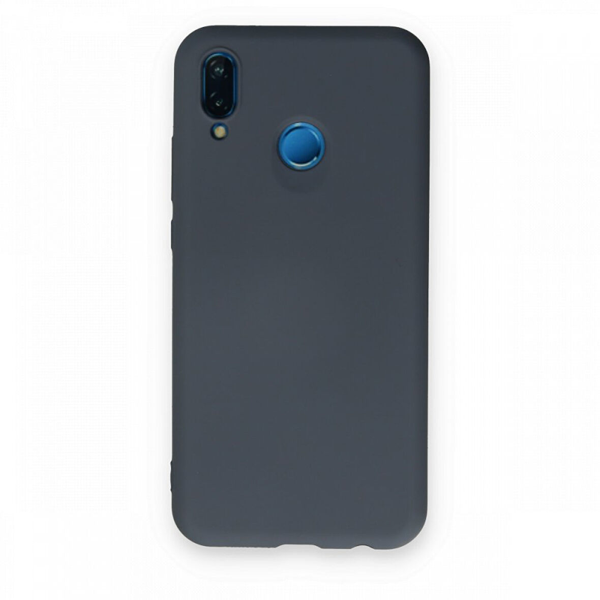 Huawei P20 Lite İçi Kadife Kaplı Esnek Silikon Kapak RYC/ Nano Lansman