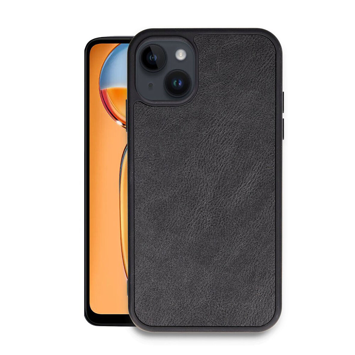 iPhone 14 Kılıf Şık Tasarımlı Premium Aras Deri Kapak