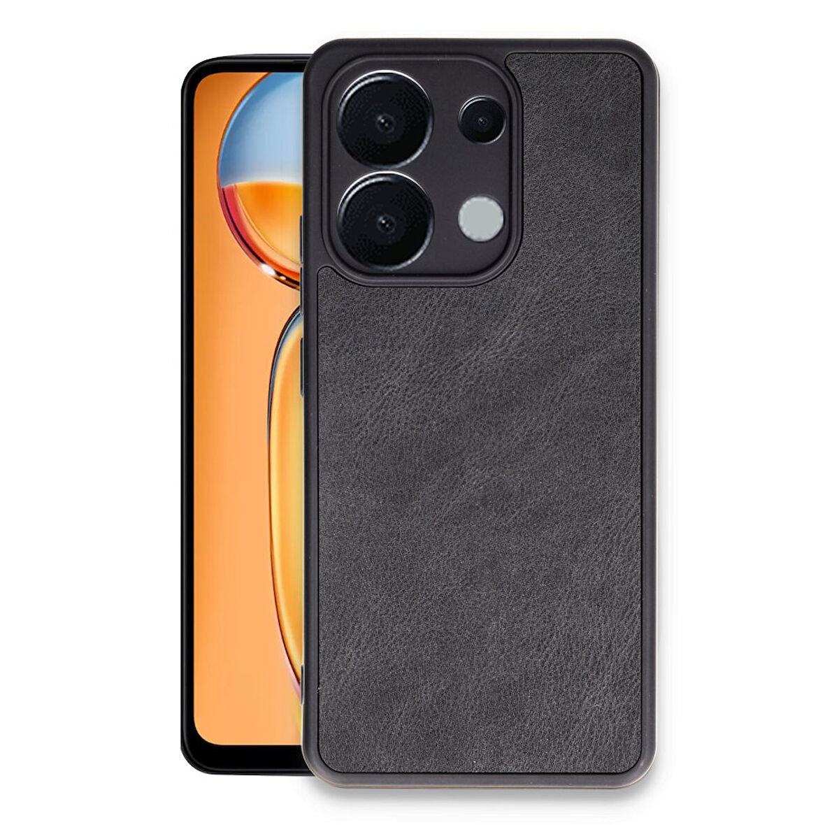 RedmiNote 13 Pro 4G Kılıf Şık Görünümlü Deri Kapak RYC/Aras Deri