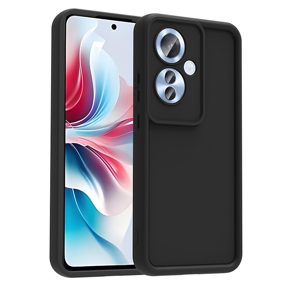 Oppo Reno 11F Kamera Korumalı ve Ergonomik Şık Ananas Silikon Kılıf