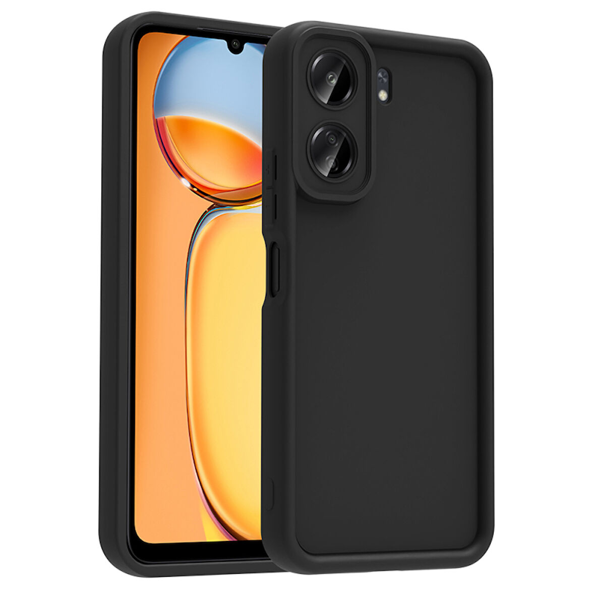 Poco C65 Kamera Korumalı ve Ergonomik Şık Ananas Silikon Kılıf