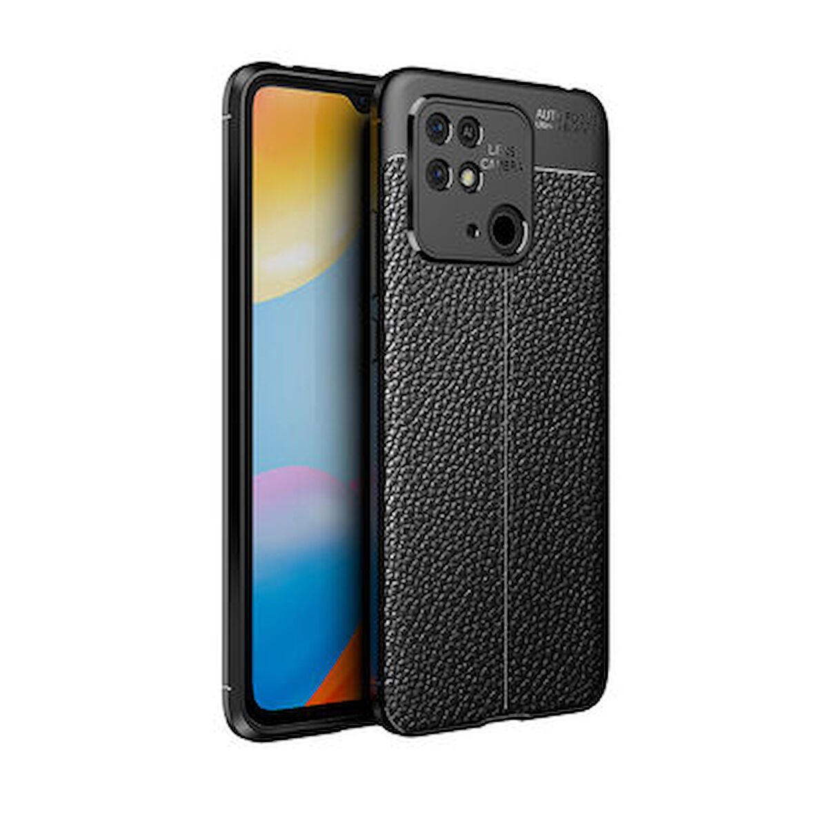 Redmi 10C Kılıf Deri Desenli ve Esnek Yapılı Sağlam Derry Silikon Kılıf