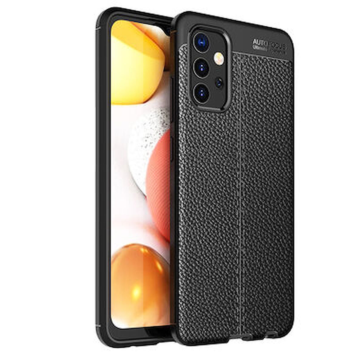 Samsung Galaxy A32 4G Kılıf Deri Silikon Yüzeyli Yüksek Kaliteli Sİlikondan Üretilmiş Premium Silikon Kapak RYC/Niss