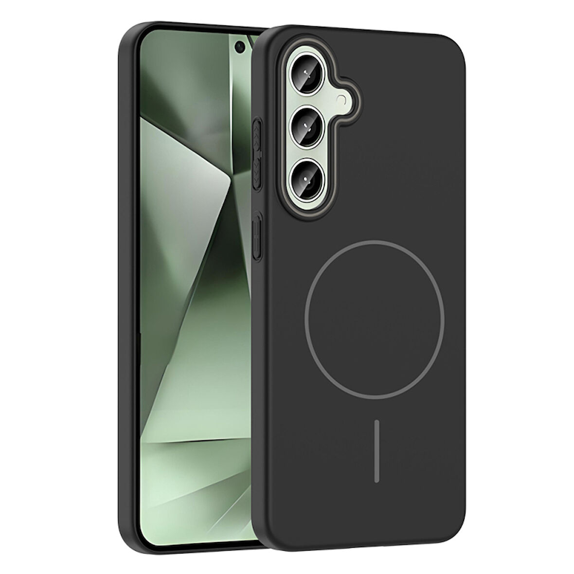 Samsung Galaxy S24 Plus Kılıf Magsafe Özellikli ve Şık Tasarımlı Ruby Premium Silikon Kapak