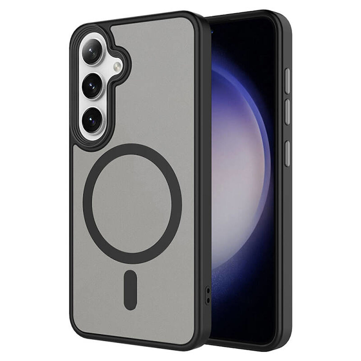 Samsung Galaxy S24 Kılıf Magsafe Özellikli Booster Gold Kapak