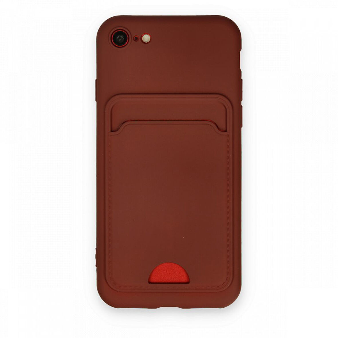 iPhone 7 Kılıf Kart Hazneli Esnek Kelvin Silikon Kapak