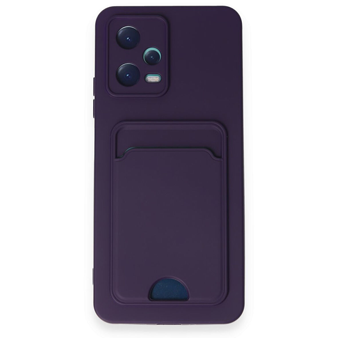 Redmi Note 12 5G Kılıf Kart Hazneli Esnek Kelvin Silikon Kapak