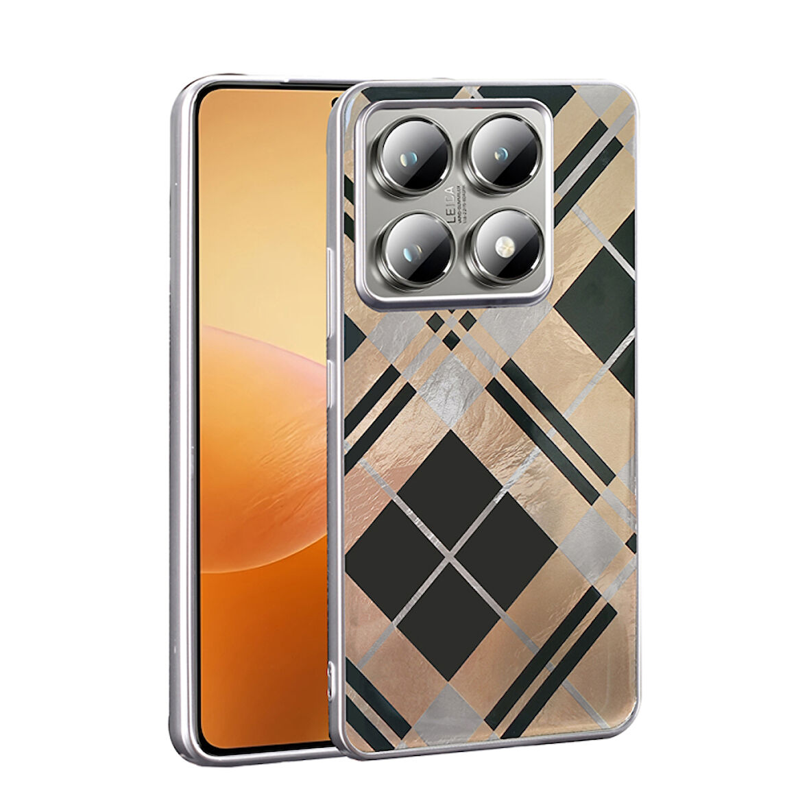 Xiaomi 14T Pro Kılıf Desen Detaylı Şık Mep Premium Silikon Kapak